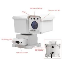 SENTER V6P-F 4G solárny inteligentný monitorovací terminál Rozšíriteľné senzory pre nadzemnú rozvodnú sieť